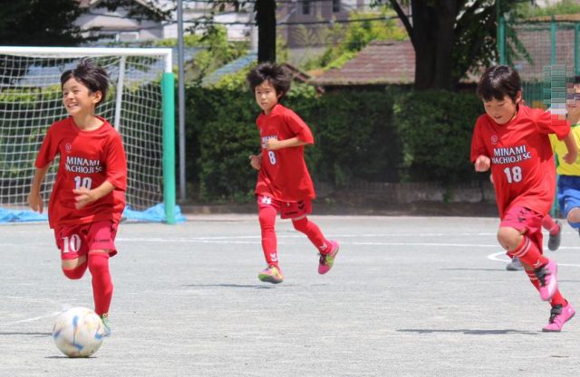 南大沢ＦＣさん練習試合の写真