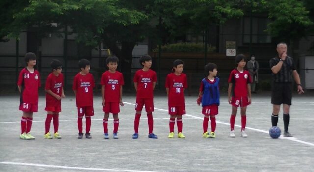 南陽台FCさん練習試合の写真