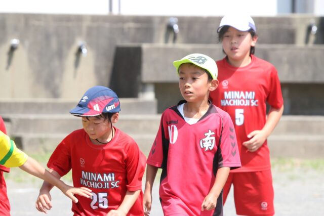 南大沢FCさん、なかのSCさんと練習試合の写真