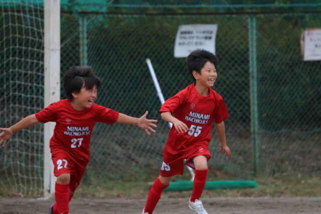 みなみ野SCさんと練習試合の写真