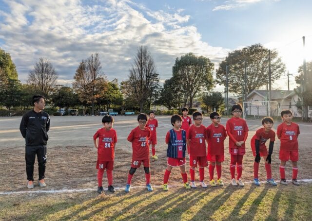 西八王子SCさんとの練習試合の写真