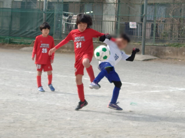 町田相原FCさん、大野原FCさんと練習試合の写真